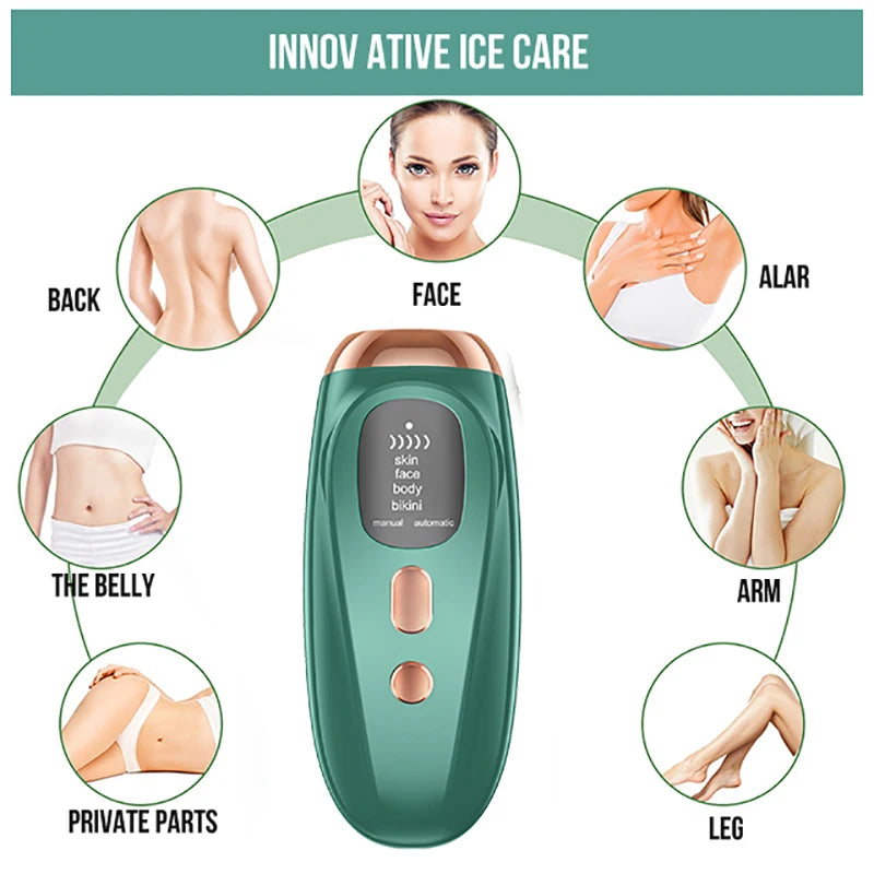 IPL Women Hair Removal Machine Device Shaving Sensitive Area Place T14 Laser Epilator Women's Body Shave for Hair Remove Trimmer